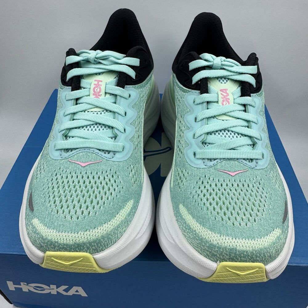 HOKA Bondi 9 Women’s Running Shoes Blue Spark/Mint Fluorite 1162012/BTF Us 6.5B - Picture 5 of 9